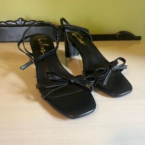 Strapped Black Rezzy Heels